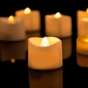 Set of 12 flameless candles